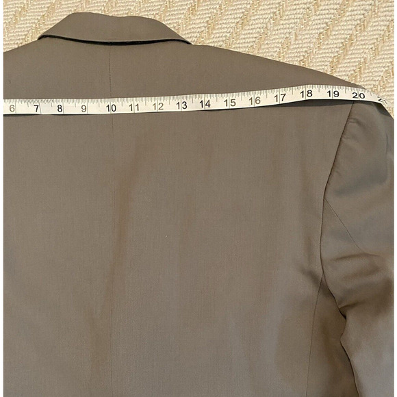 Vtg House of LaurencePur International Suit Jacket Mens 46 Gray Wool Sports Coat - Picture 13 of 13